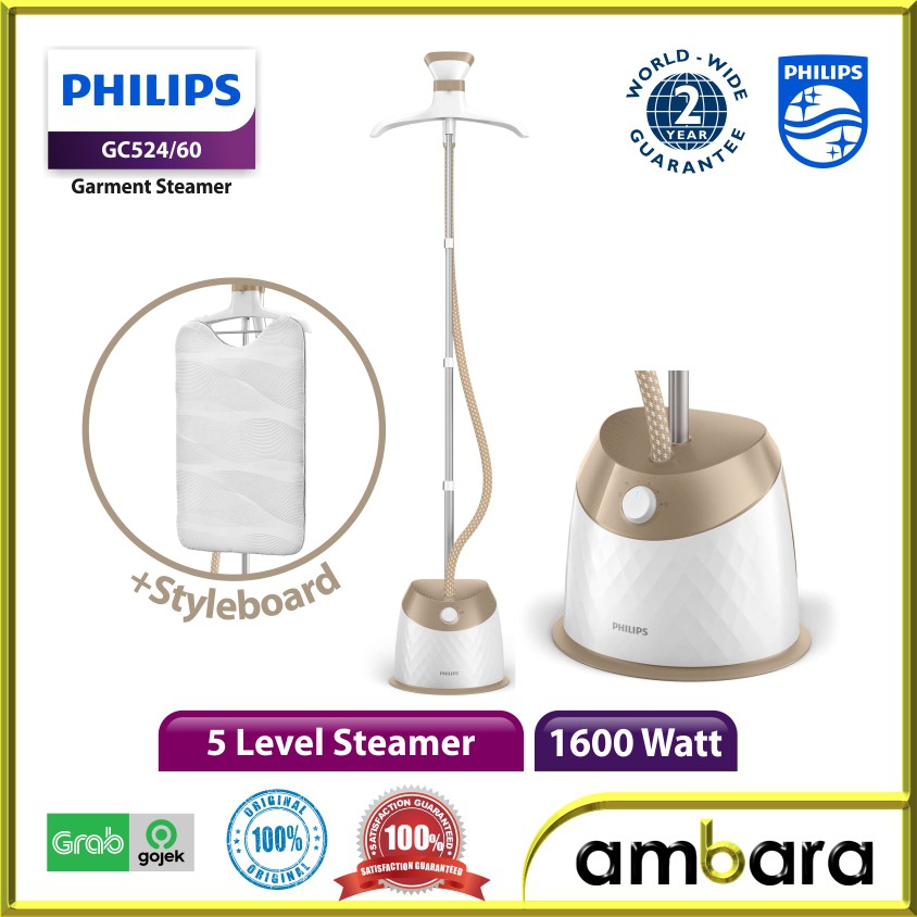Philips Setrika Uap GC524 Garment Steamer Philips GC524/60