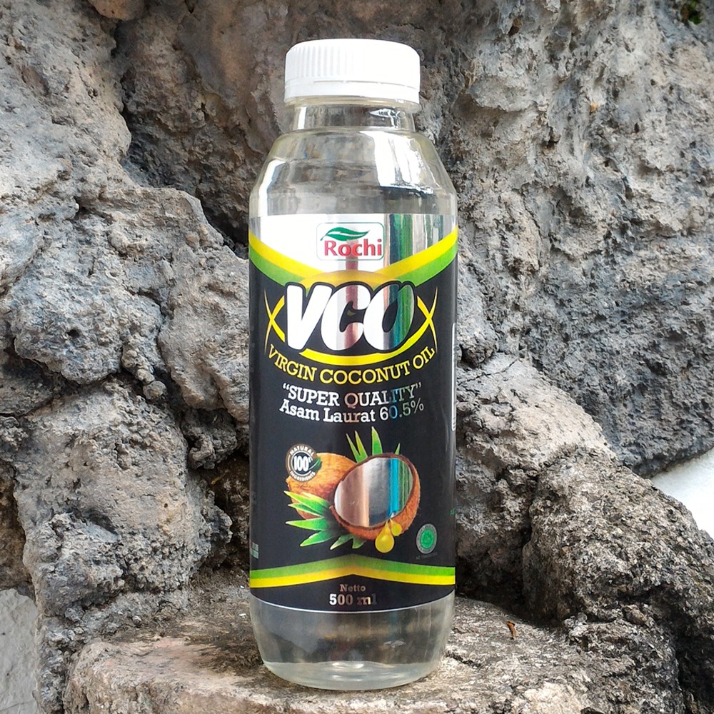 

Rochi Minyak Kelapa Murni VCO Virgin Coconut Oil 500ml Diet Keto Ibu Hamil