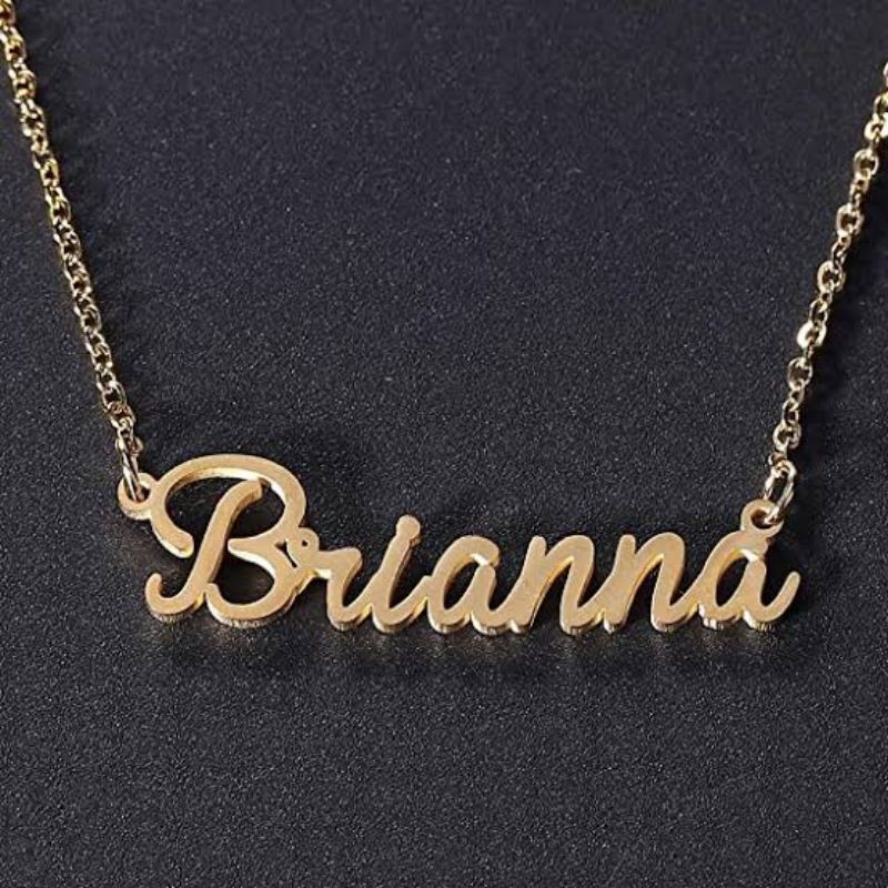 kalung ukir nama anda disini lapis emas24k 99%