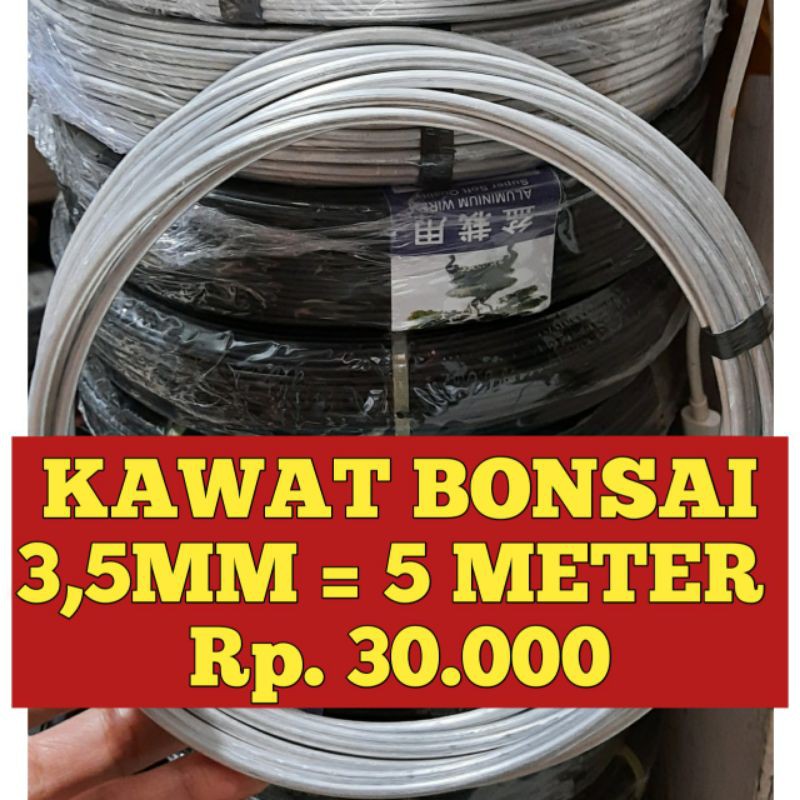 KAWAT BONSAI 3,5MM DAPAT 5 METER