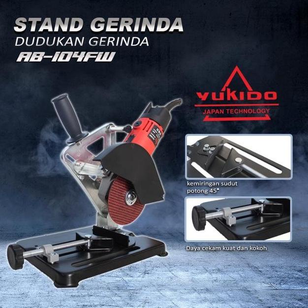 Dudukan Gerinda TANGAN 4'' YUKIDO AB-104FW Angle Grinder Stand