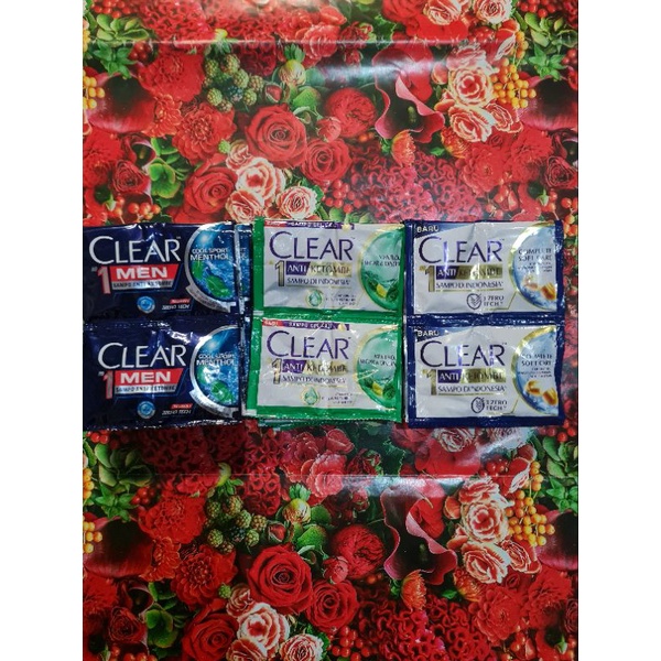 CLEAR Shampo Sachet 1000 [ Renteng 12x9 ml ]