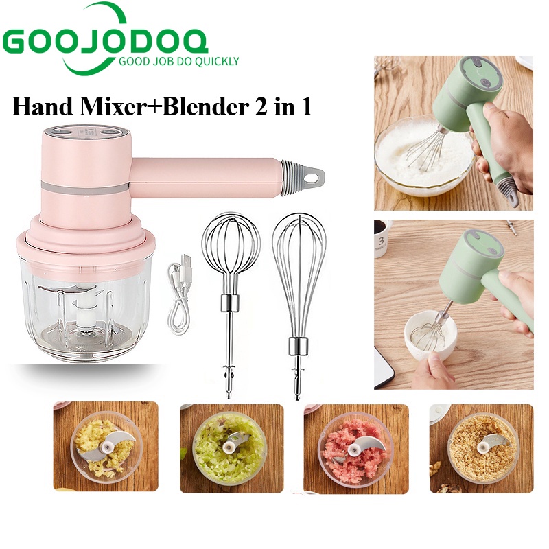 Hand Mixer Wireless Blender Pengocok Telur Elektrik Egg Beater