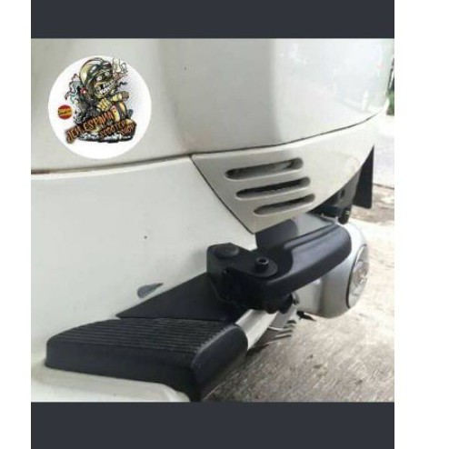 footstap vespa matic Lx & S hitam/variasi vespa