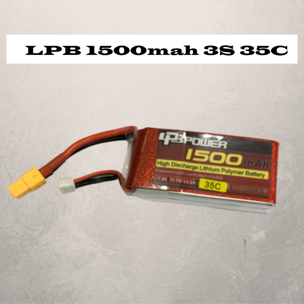 LPB 1500mah 3s 35c Lipo Battery Baterai Batre For RC