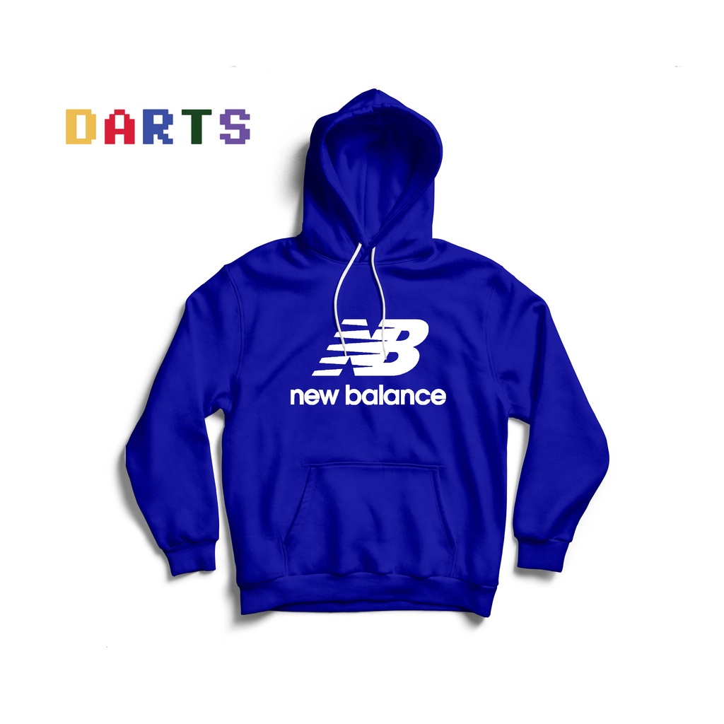 SWEATER DISTRO HOODIE JUMPER COTTON FLEECE PRINTED PRIA DAN WANITA/DARTSCLOTHING/NEW BALANCE