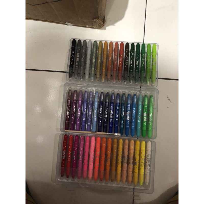 

H7Y crayon grasp 48 warna silky medium