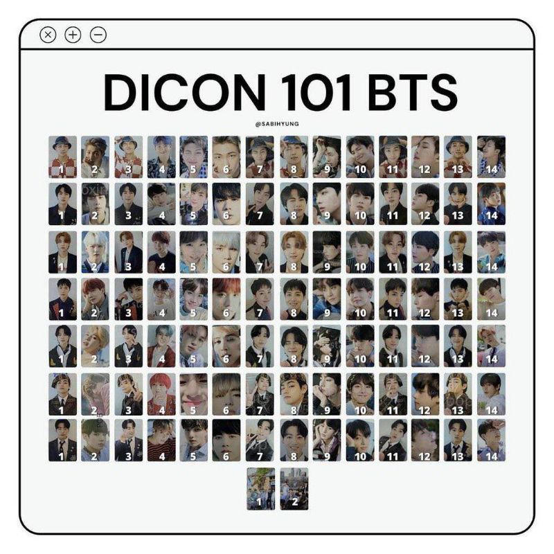 SHARING DICON 101 BTS