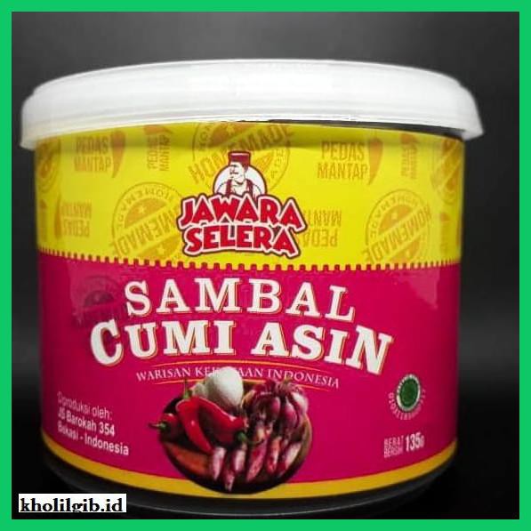 

Aneka-Sambal- Sambal Cumi Asin Js Jawara Selera -Pedeeeeeezzzzzzz.