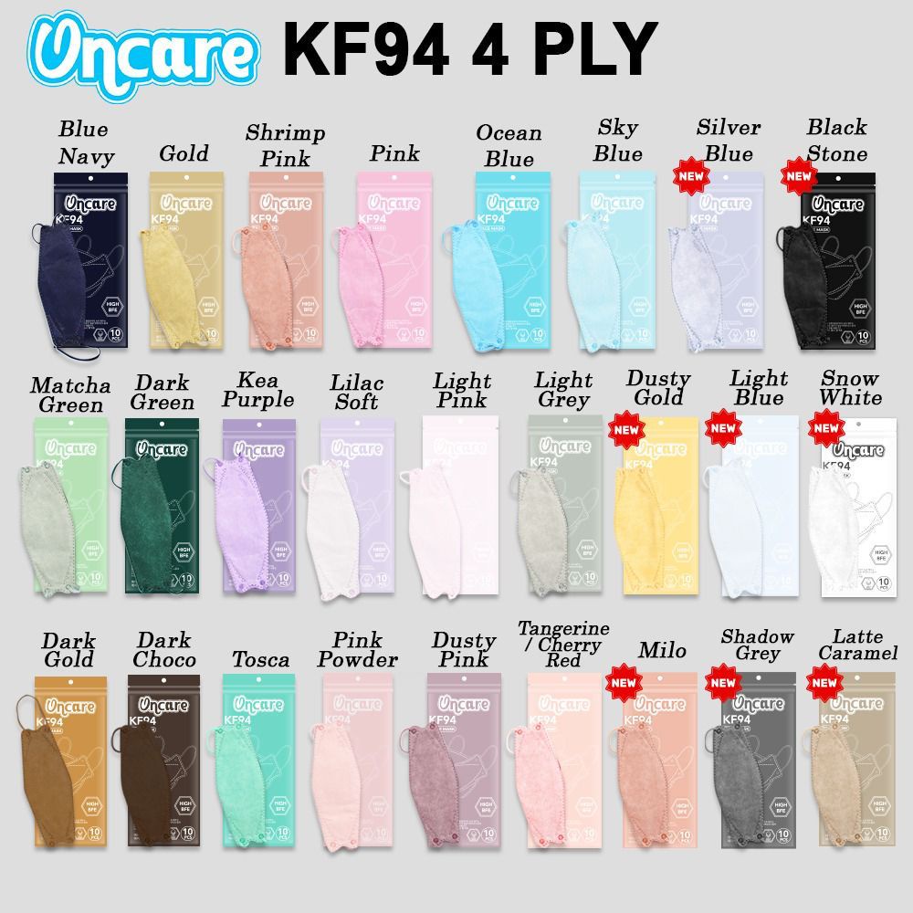 masker / masker kf94 oncare / face mask antivirus / masker medis / masker kf94 / kf94 / masker kf94 disposable mask isi 10pcs