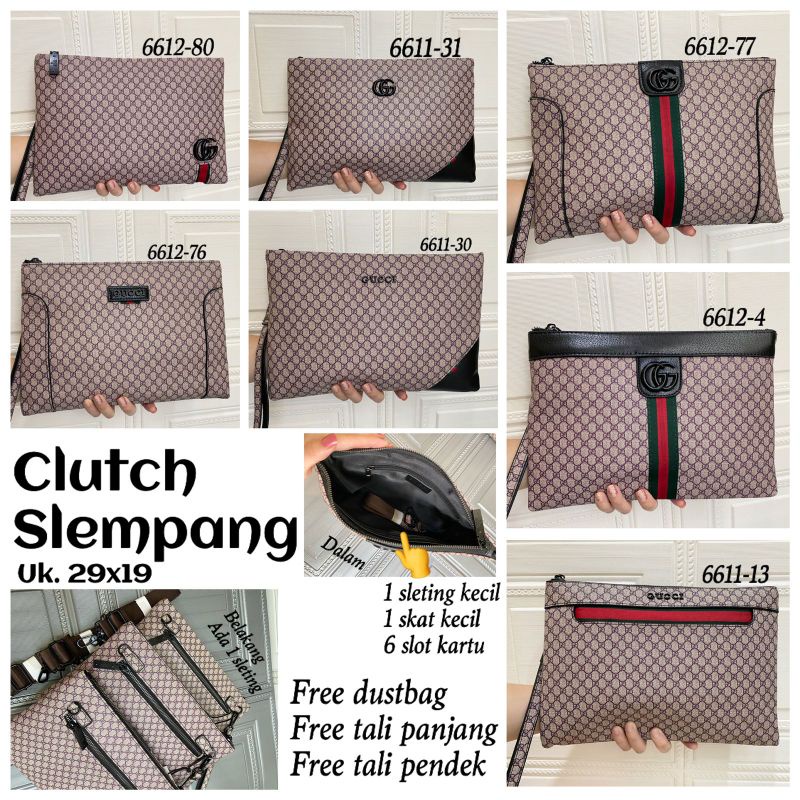 clutch multifungsi premium / clutch import wanita pria free box