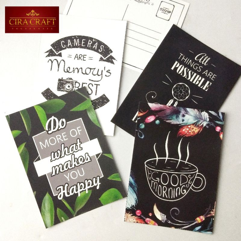 

Postcard (kartu pos / kartu ucapan) ART SERIES