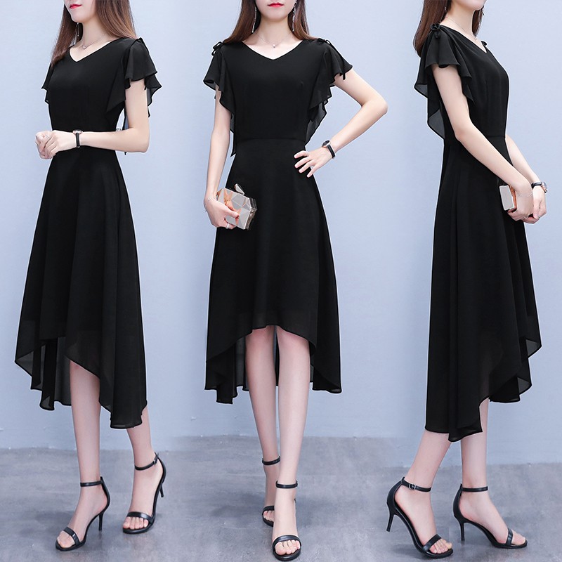 midi short sleeve summer dress