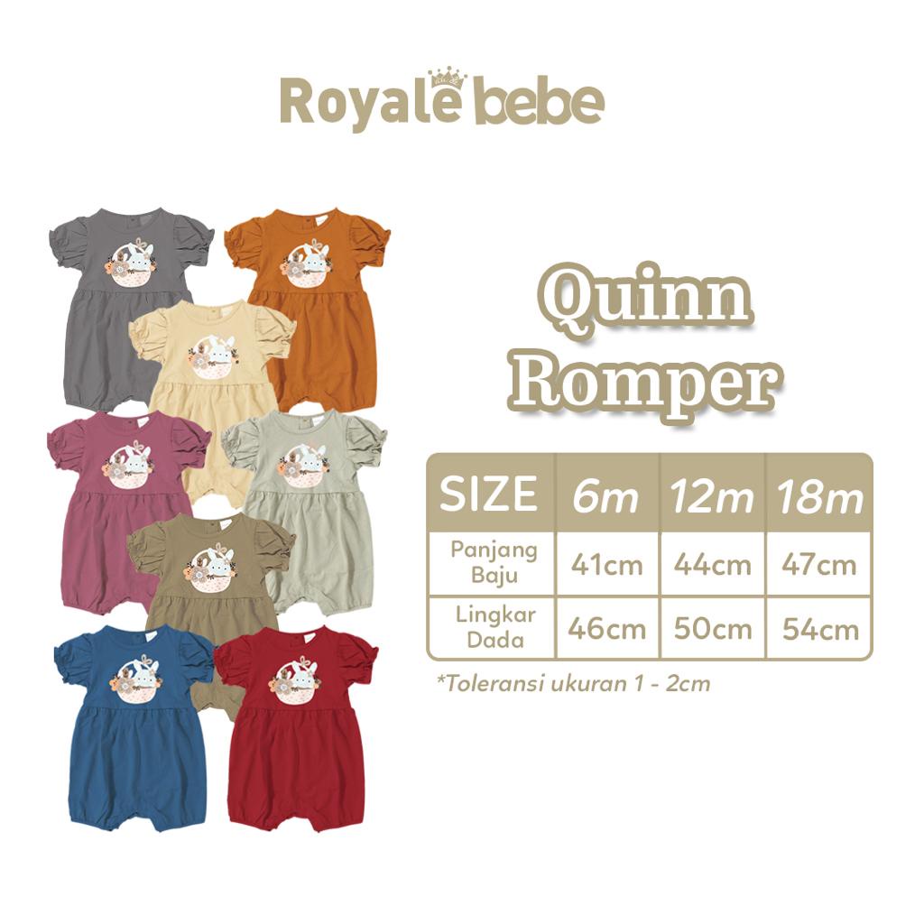 CUCI GUDANG PROMO ROYALE BEBE QUINN ROMPER ROMPER ANAK BAYI BAJU BAYI BAJU ANAK PEREMPUAN 6-18 BULAN