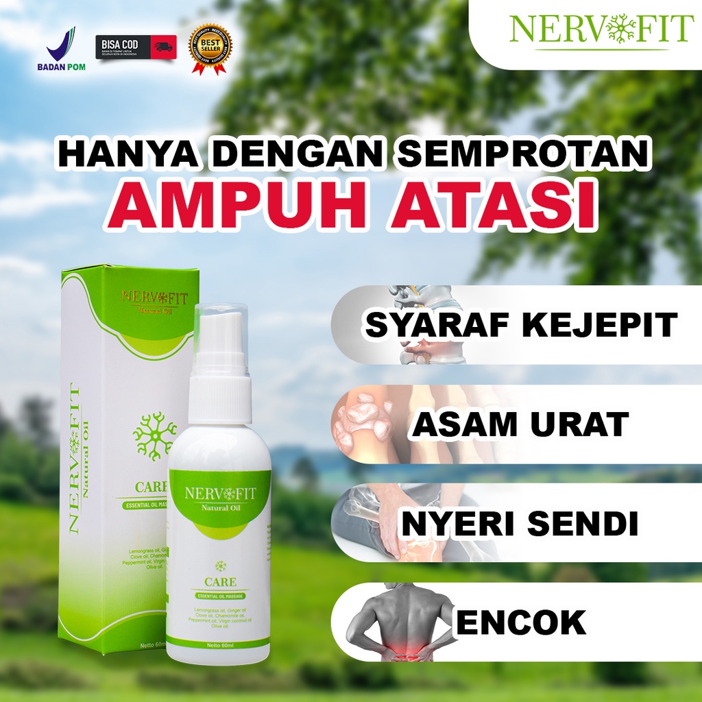 OBAT SPRAY SENDI OBAT TULANG OBAT NYERI SENDI SYARAF KEJEPIT NERVOFIT