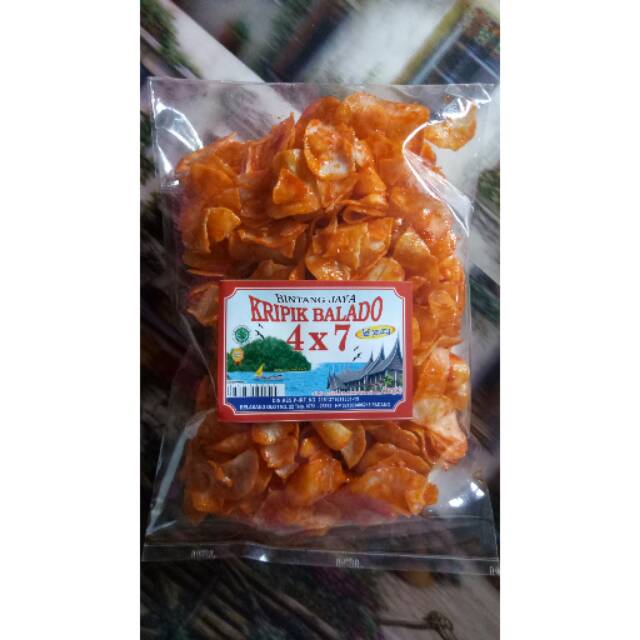 

Kripik Balado Bulat Merk "4x7