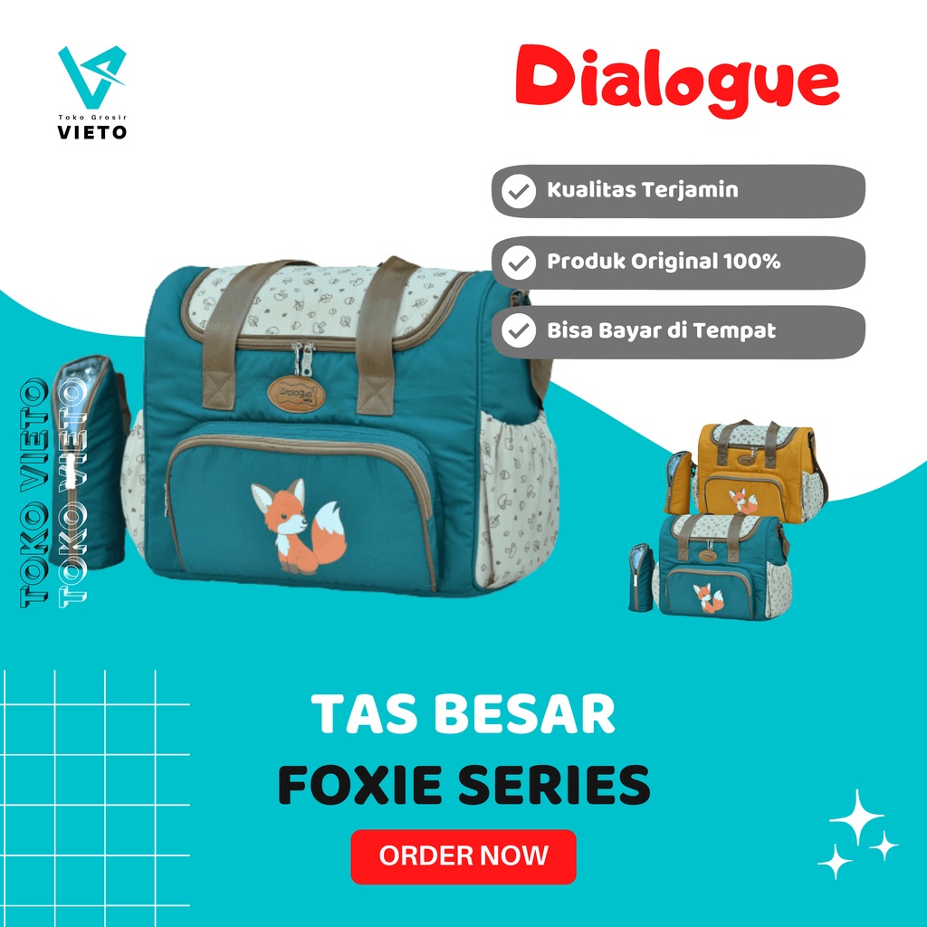 Tas Besar Selempang Jinjing Tenteng Perlengkapan Travelling Anak Bayi Tempat Botol Susu Bayi Wadah P