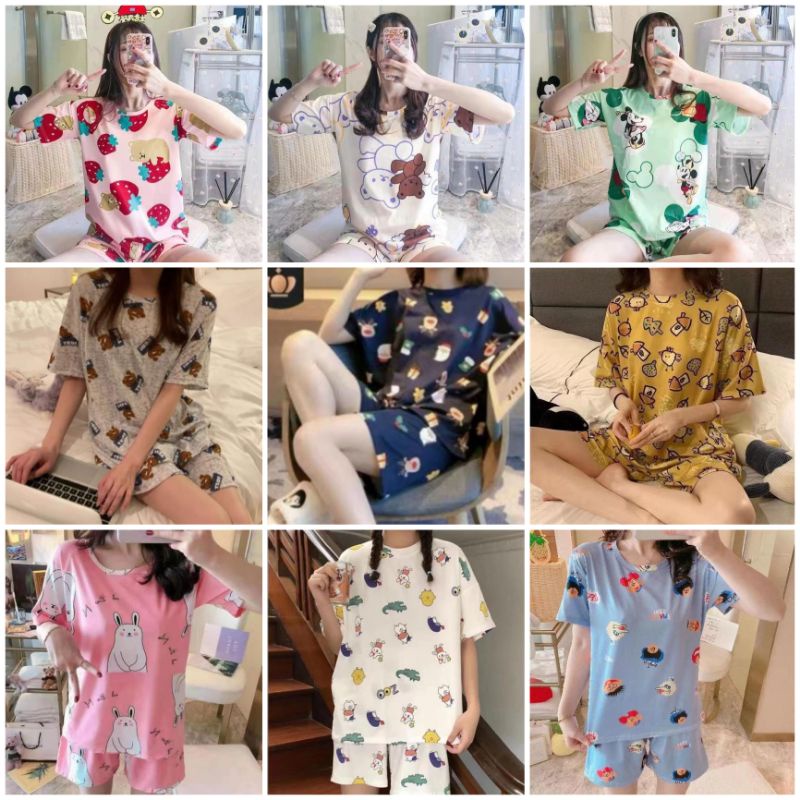 Stelan Hp import/fashion wanita/baju tidur murah C03-D