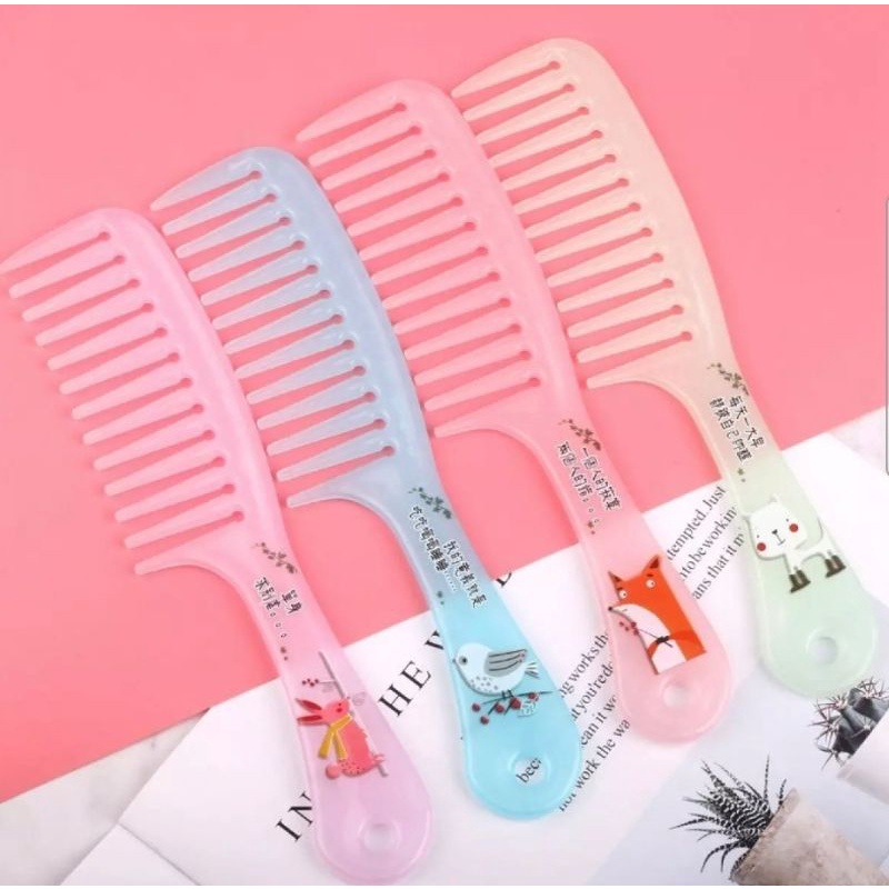 SISIR RAMBUT RENGGANG KOREA SISIR LUCU KARAKTER
