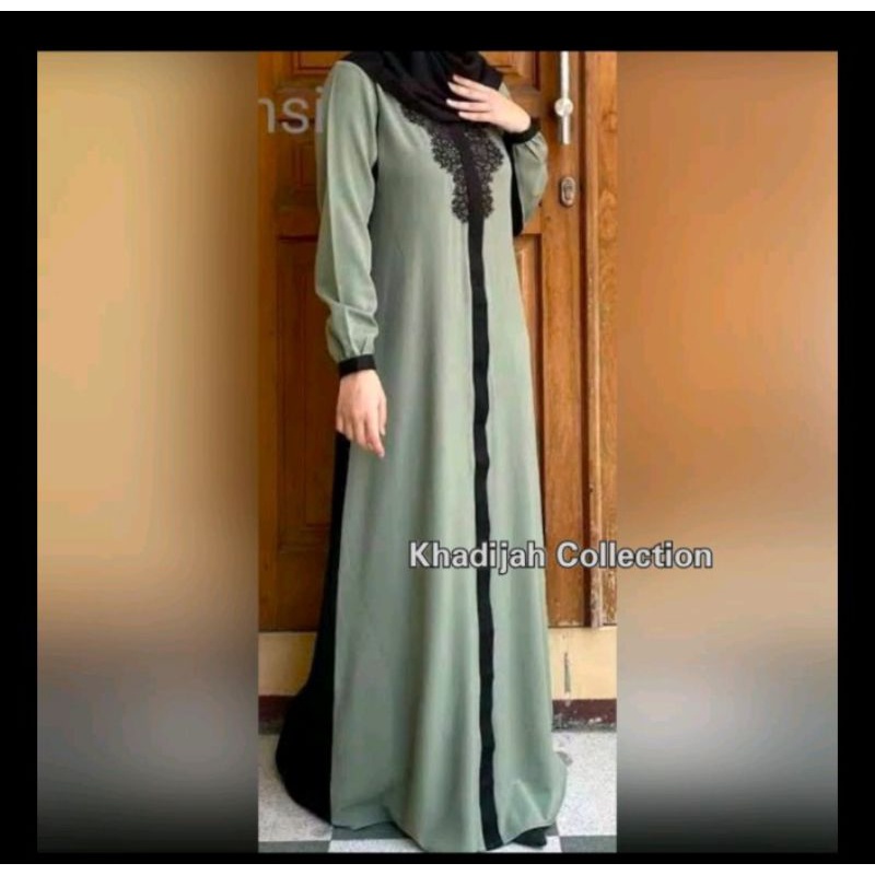 ABAYA KOMBINASI BY KHADIJAH COLLECTION