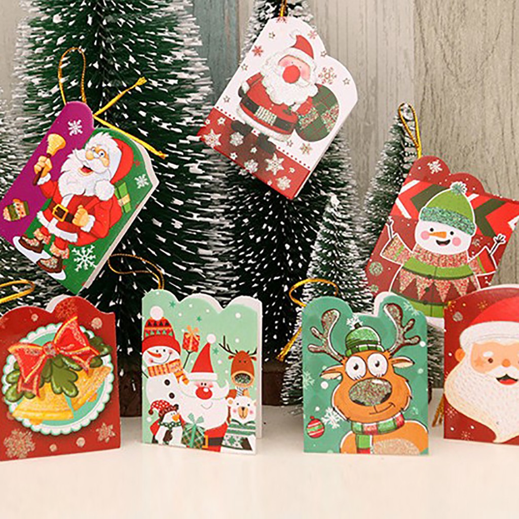 Kartu Ucapan Natal Motif Pohon Natal Shopee Indonesia