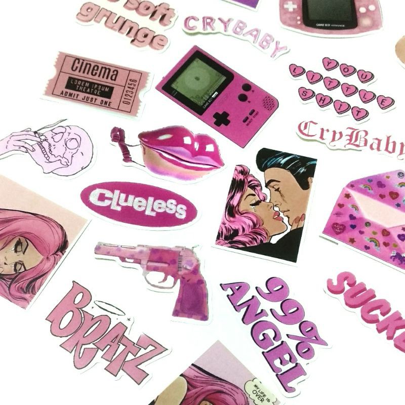 

STICKER PINK TUMBLR RETRO AESTHETIC