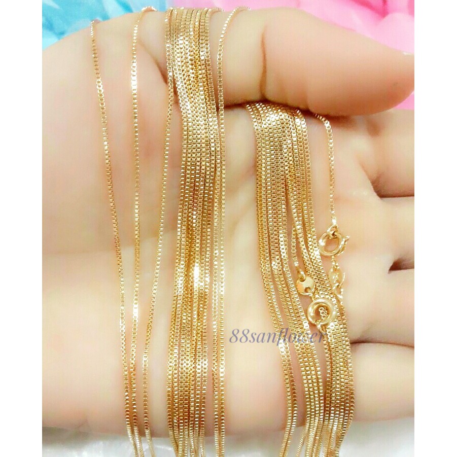 Rantai Kalung ITALI XUPING 45cm 1mm  | Perhiasan Lapis Emas