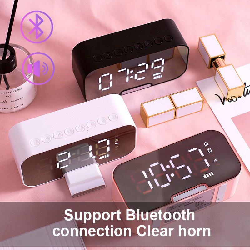 Speaker Jam Bluetooth Portable Wireless FM Radio Wireless Bass Mini Stereo LED Display Alarm