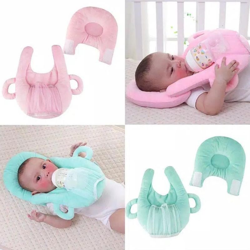 Bantal Bayi Newborn Dudukan Botol Dot Bayi Empeng