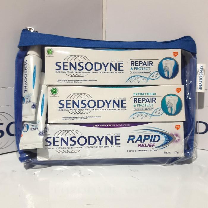 Dyla/ Paket Sensodyne Rapid Relief + Repair Protect Extra Fresh & Original