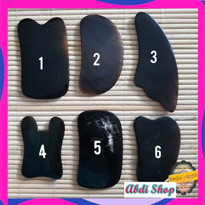 alat pijat terapi guasa original tanduk kerbau