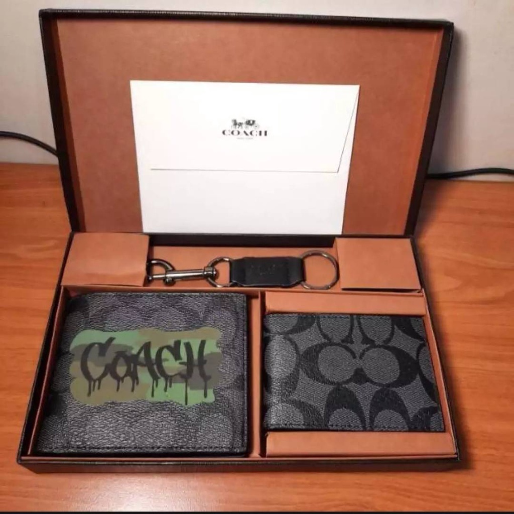 DOMPET COACH WALLET CLUTCH POUCH MINI POCKET REFLECTIVE DOMPET COACH full set fullset