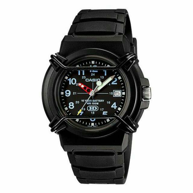 JAM TANGAN CASIO ANALOG HDA-600B-1B ORIGINAL - HDA600B HITAM