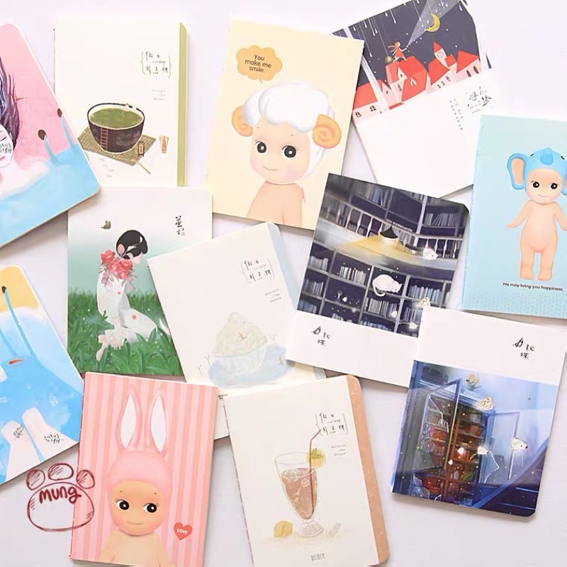 

Buku poket kecil-mini notebook dengan berbagai motif sampul