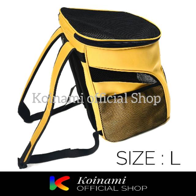 PET CARGO RANSEL size L / TAS travel bag kucing anjing ransel / kandang kucing anjing / edoth