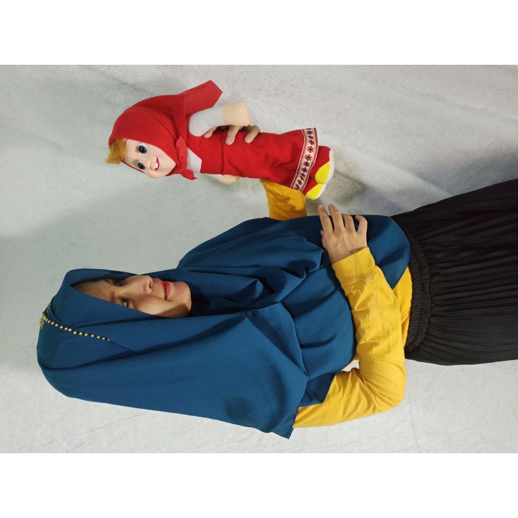 Boneka marsa marsha muka karet murah