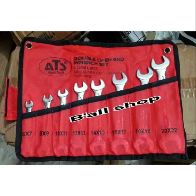 Kunci Pas Set 8 pcs 6 - 22 ATS