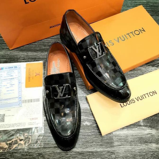► KREDIT SEPATU KERJA COWOK SEPATU KASUAL► SEPATU PANTOFEL PRIA LV MIRROR QUALITY/LIMITED