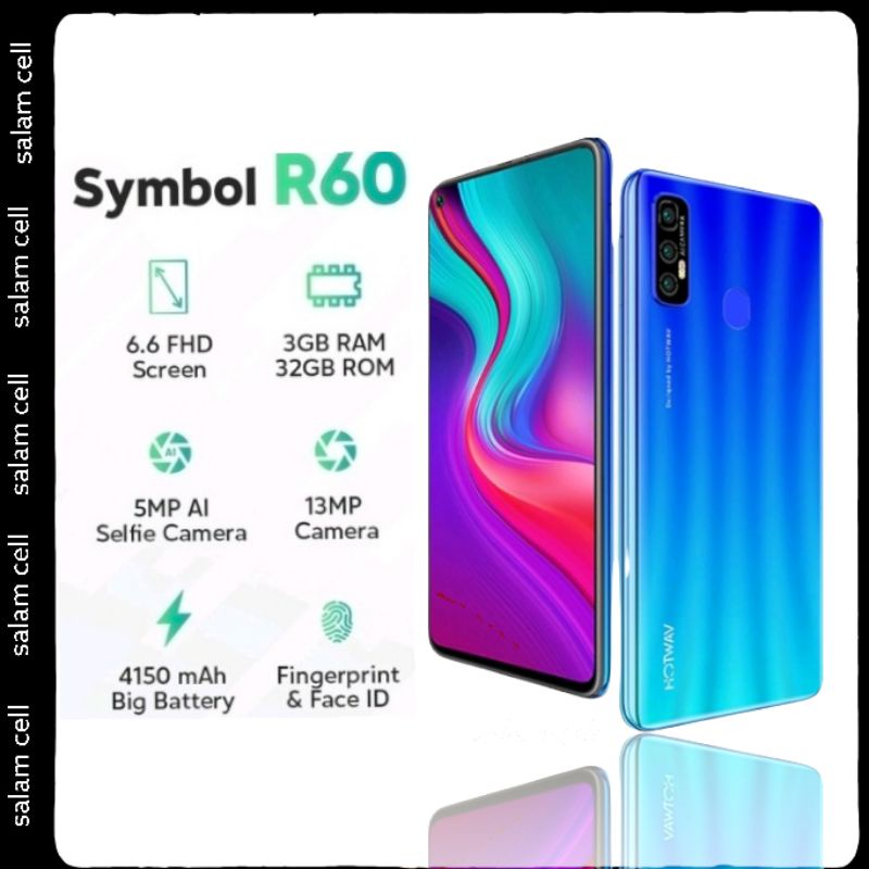 HOTWAV Symbol R60 Punch Hole Full Display / 3GB/32GB / Face ID Android Murah Bergaransi