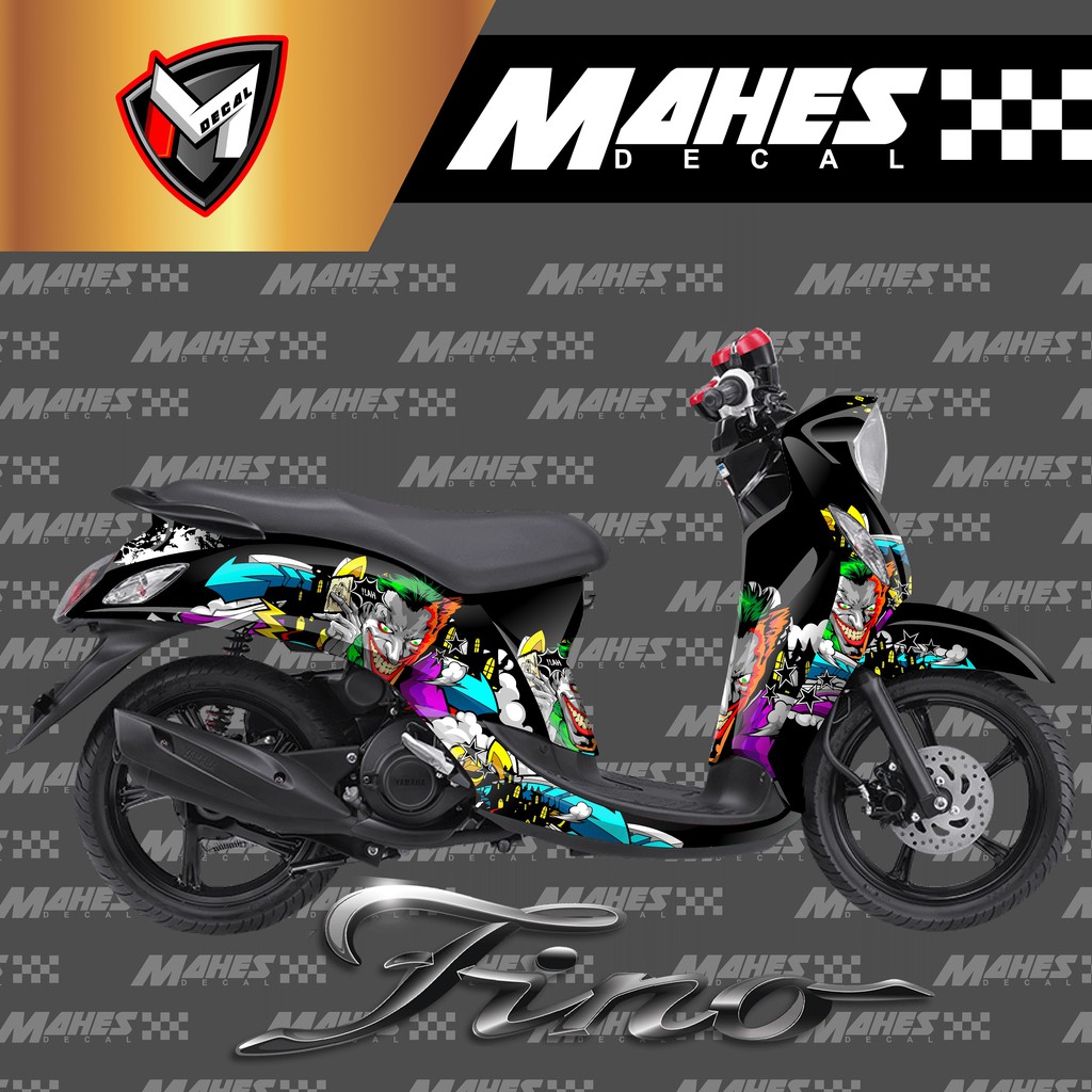 Jual Decal Sticker Motor Yamaha Fino Fi Fullbody Plus Dasbor Code Joker 02 Indonesia Shopee Indonesia