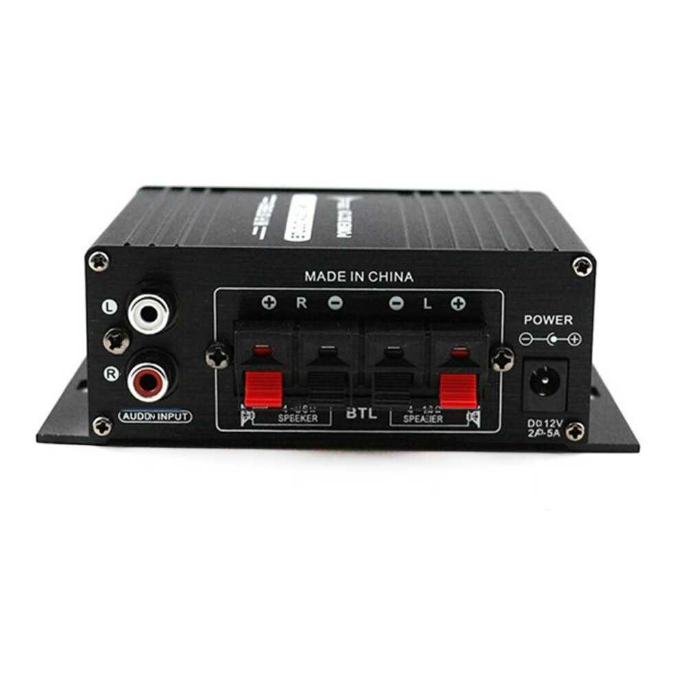 ANENG HiFi Mini Stereo Car Amplifier Treble Bass Booster - AK170 ( Mughnii )