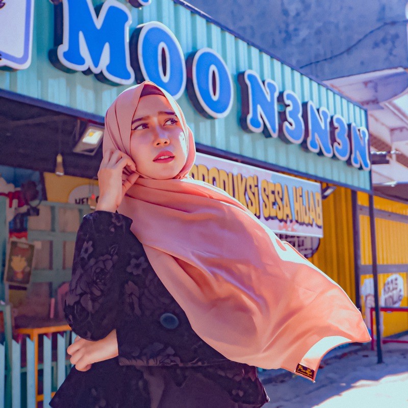 Jilbab Pashmina Sabyan Hijab Pasmina Diamond Permium | Shopee Indonesia