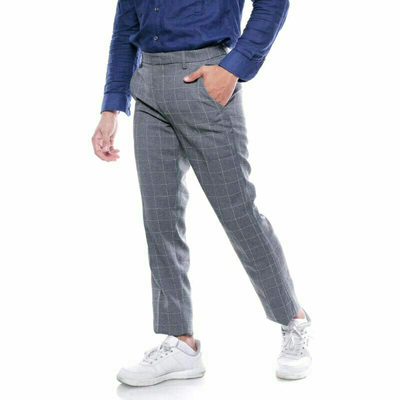 CELANA CHINO TARTAN PRIA TARTAN PANTS TARTAN PANJANG KOTAK (28-38)