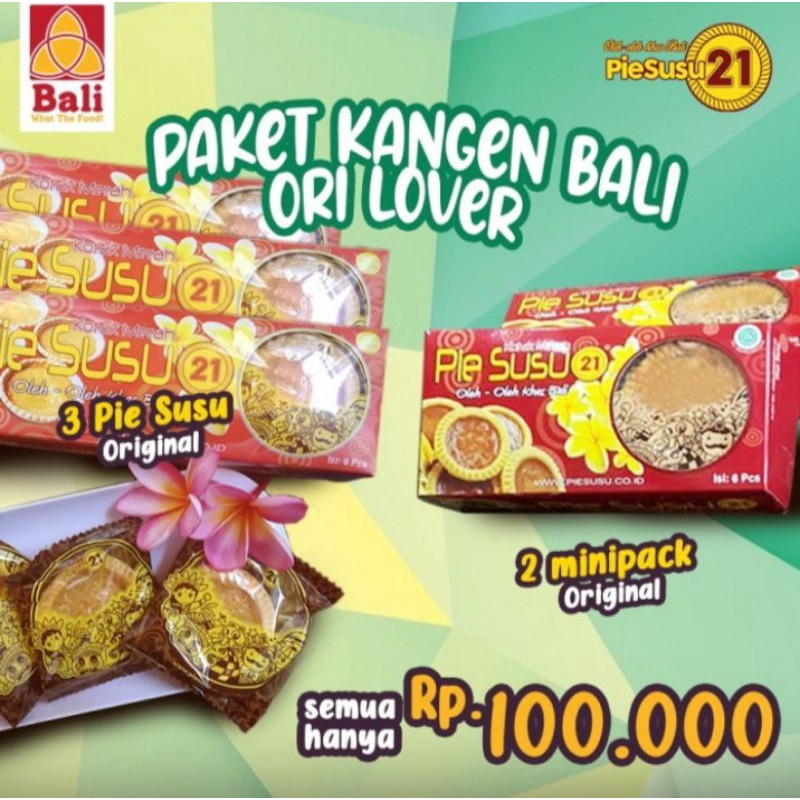 

Pie Susu 21 Paket Kangen Bali Ori Lover