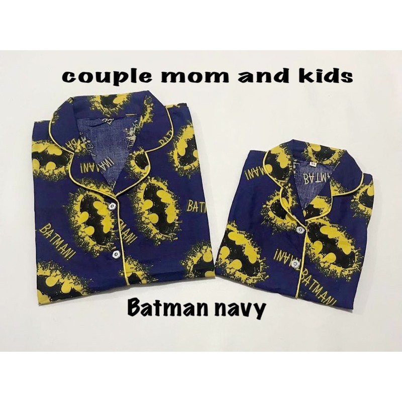 baju tidur BAT navy bisa pasangan ibu anak ayah keluarga