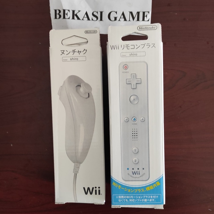 WIIMOTE PLUS NUNCUK - PUTIH