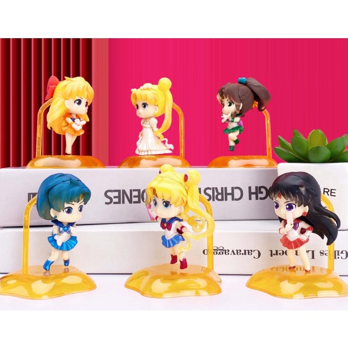 Anime Action Figure Sailor Moon Sailormoon Sakura Jupiter Mars Mercury