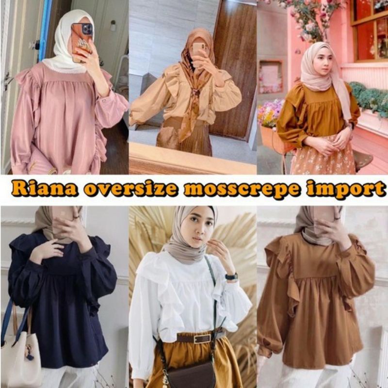 Arifirn Riana Ruffle - Blouse Wanita | Baju Wanita