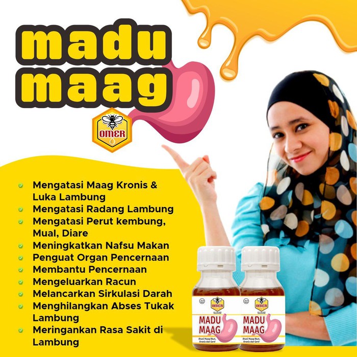 

[COD] Herbal Maag - MaduOmermaag - Madu Lambung - Madu Omermaag Madu Maag dan Asam Lambung