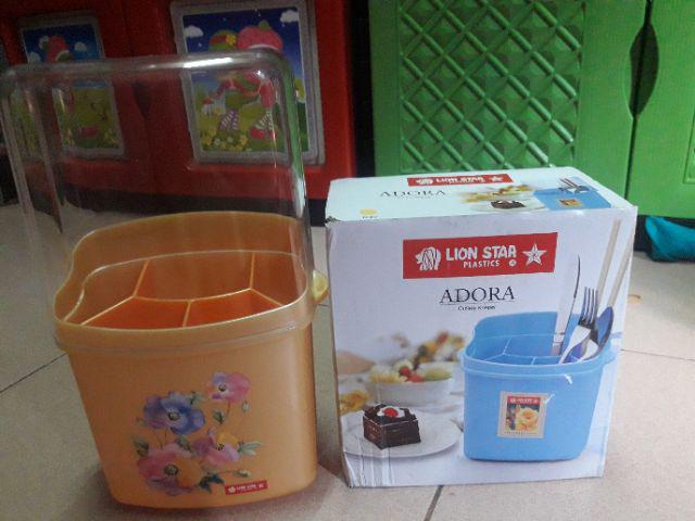 Tempat Sendok Adora Merk Lion Star :: Tutup Bening